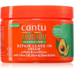 CANTU Avocado Leave-In Cream Conditioner ohne Ausspülen mit Avokado 340 g