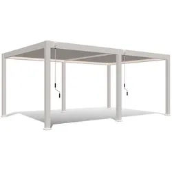 Weide Pergola , Metall , 600x255x400 cm , Gartenmöbel, Loungemöbel