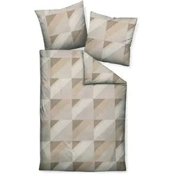 Bettwäsche J. D. Mako-Satin (240x220 cm, mit 2 Kissen) - 240x220 cm, mit 2 Kissen