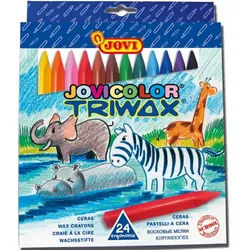 Jovi Maltuch Wachsmalstifte Jovicolor Triwax VE=24 Farben