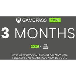 Xbox Game Pass Core 3 Monate