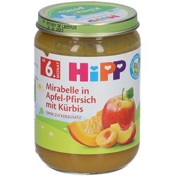 HiPP Mirabelle in Apfel-Pfirsich mit Kürbis ab dem 6. Monat