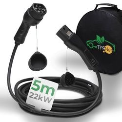 TPFNet Typ 2 E-Auto Ladekabel 22kW, 32A, 3-Phasig, 5m