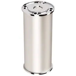 SO-TECH® Möbelfuß RADO Ø 50 mm Höhe 50 - 400 mm Aluminiumoptik chrom, (1-St) silberfarben 17 cm