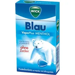 Wick Blau Menthol Bonbons o.Zucker Clickbox 46 g