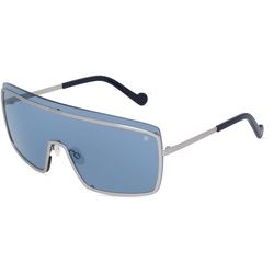 Bogner BO 7325 Unisex-Sonnenbrille Vollrand Monoscheibe Metall-Gestell, Silber