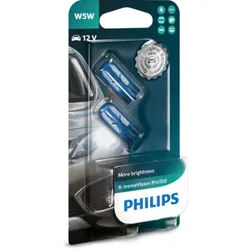 Glühlampe Sekundär PHILIPS W5W X-tremeVision Pro150 12V/5W, 2 Stück