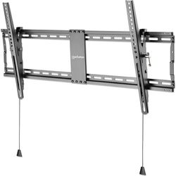 Manhattan Flache TV-Wandhalterung, neigbar (Wand, 100", 70 kg), TV Wandhalterung, Schwarz