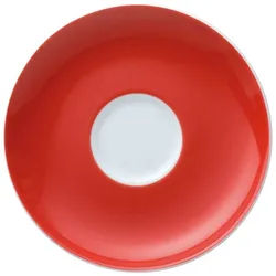 Thomas Porzellan Untertasse Sunny Day New Red Espresso/Mokka-Untertasse 12 cm, Untertasse rot