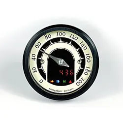 motogadget Tacho motoscope tiny speedster, schwarz, schwarz