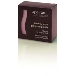 Apeiron - neem & lehm pflanzenöl-seife 100 g
