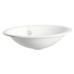 Laufen FORM Einbauwaschtisch H517FM40001091 425 x 325 x 110 mm, oval, ohne Hahnloch, mit Überlauf, weiß