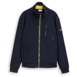 TOM TAILOR Sweatjacke Sweatjacke mit Stehkragen M