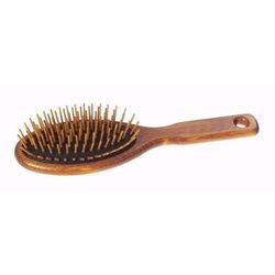 nippes Solingen Pneumatik-Haarbürste, Holzstifte, groß oval, Buche Bürste 1 St Unisex