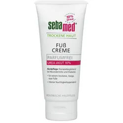 SEBAMED Urea Fußcreme 10% parfumfrei 6x 100 ml Karton 1 Karton