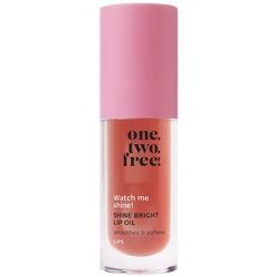 one. two. free! - Step 3: Pflege Shine Bright Lip Oil Lippenöl 5 ml Coral