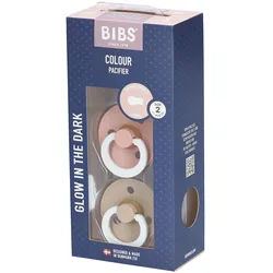 Bibs® Colour Night Collection Glow in the Dark Vanilla & Blush 6-18 Monaten