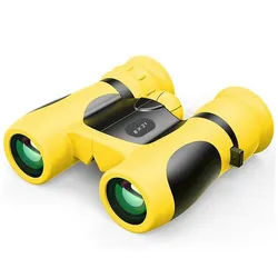 XDeer Kinder Ferngläser Fernglas für Kinder 8x21 Klein Wasserdicht Fernglas (Fernglas Kinder Weihnachten Geschenk pielzeug für Draußen) gelb