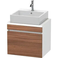 Duravit DuraStyle Konsolenwaschtischunterbau wandhängend Nussbaum & Weiß Matt 600x478x512 mm - DS530 DS530007918