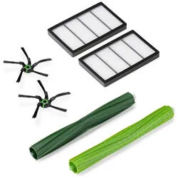 kwmobile Bodenstaubsauger Ersatzteile Set kompatibel mit iRobot Roomba s9 / s9+ - 2x Filter 2x, Ersatzteile Set kompatibel mit iRobot Roomba s9/s9+ bunt