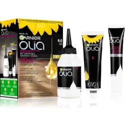 Garnier Olia Big Kit Permanent-Haarfarbe Farbton 8.0 Blond 1 St.