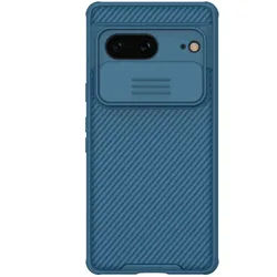 Google Pixel 7 Hülle - Kunststoff - Nillkin Hard Case/Backcover - Handyhülle Blau - Kein Design