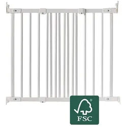 FlexiFit Safety Gate Wood White 69-106.5 cm