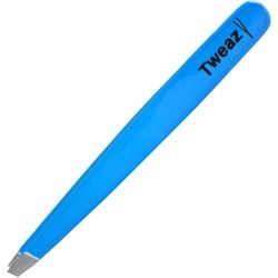 K-Pro Tweazy Augenbrauenpinzette Profi Qualität Schräg Professional (Neon Blau) 1 St