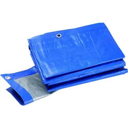 Schutzplane 180 - 4 / 5 - blau / grau