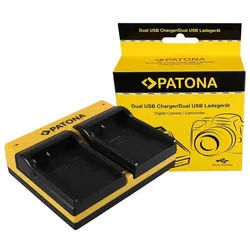 Dual Ladegerät f. BENQ Casio NP-40 DC P500 E520 E520+ E610 Casio NP-40 Casio inkl. Micro-USB