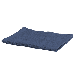 Le Coiffeur Frottee-Gesichtstuch Blau 30 x 15 cm