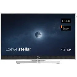 Loewe Loewe stellar OLED-Fernseher (121 cm/48 Zoll, 3840 x 2160, Made in Germany, 5 Jahre Garantie durch Registrierung bei Loewe) 5 cm x 73 cm x 5 cm