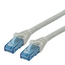 ROLINE Patchkabel Cat.6A UTP, Component Level, LSOH, grau, 0,3 m