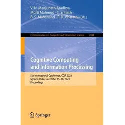 Cognitive Computing And Information Processing, Kartoniert (TB)