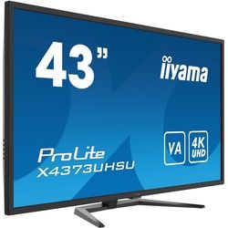 Iiyama ProLite X4373UHSU-B1 Office Monitor - 108 cm 43 Zoll, 4K-UHD, DisplayPort In/Out