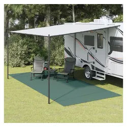 vidaXL Teppich, Zeltteppich Grün 6x2,5 m