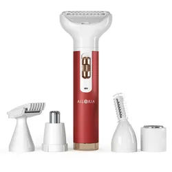 Ailoria Evapore SET Rasierer mit verschiedenen Aufsätzen USB 1 St rot Unisex