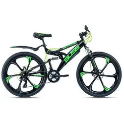 KS Cycling Mountainbike , Grün, Schwarz , Metall , 180x100x70 cm , Freizeit & Co, Sport & Fitness, Fahrräder, Mountainbikes