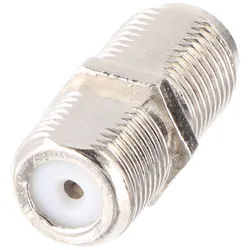 Goobay F-Verbinder: F-Buchse > F-Buchse - Adapter-Buchse aus Zink