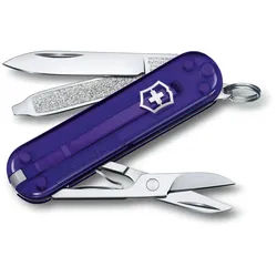 Victorinox Classic SD 7 Funktionen, kleines Taschenmesser Persian Indigo