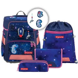 Step by Step SPACE REFLECT Schulranzen-Set, 5-teilig Star Seahorse Zoe