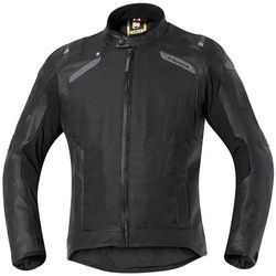 Held Camaris Damen & Herren Motorrad Leder-/Textiljacke, schwarz, Größe 3XL