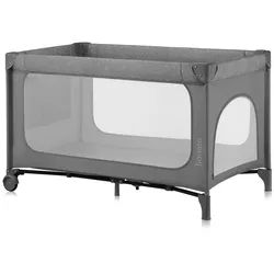 Lionelo Reisebett , Grau , Kunststoff , 67x74.9x123 cm , SGS-geprüft , zusammenklappbar, Ausstieg , Babymöbel & Kindermöbel, Babyzimmer, Babybetten, Reisegitterbetten