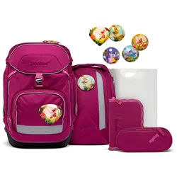 ergobag pack Eco Hero 2023 Schulrucksack-Set, 6-tlg. WaldzauBär