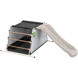 Exit Toys Kinderrutsche , Metall, Kunststoff, Textil , 116x64x178 cm , EN 71, Ce , Freizeit & Co, Gartenspielzeug, Kinderrutschen