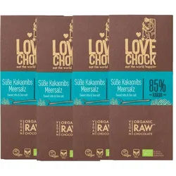 Lovechock Süße Kakaonibs & Meersalz 85% Kakao
