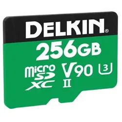 Delkin POWER UHS-II (V90) microSD Memory Card 256 GB