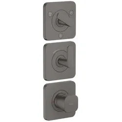 Hansgrohe Thermostat Modul 380/120 Unterputz FS Axor Citterio C 3 Verbr. brushed black chrome , 497 49710340