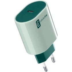 Cellularline USB-Ladegerät »USB-C CHARGER PD 20W« Cellularline Grün