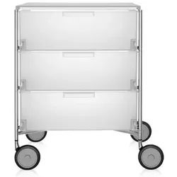 Kartell Mobil Box 3 weiß, Designer Antonio Citterio/Glen Oliver Löw, 63x49x47.5 cm